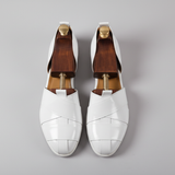 Burgundy Leather Tana Peshawari Loafers | Wedding Shoes for Groom | Shoes for Haldi Mehendi Sangeet