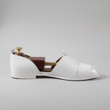 Burgundy Leather Tana Peshawari Loafers | Wedding Shoes for Groom | Shoes for Haldi Mehendi Sangeet