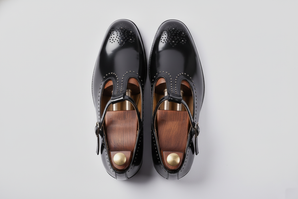 Black Leather Tana Peshawari Studded Sandal Loafers | Wedding Shoes for Groom | Shoes for Haldi Mehendi Sangeet