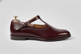 Burgundy Leather Tana Peshawari Loafers | Wedding Shoes for Groom | Shoes for Haldi Mehendi Sangeet