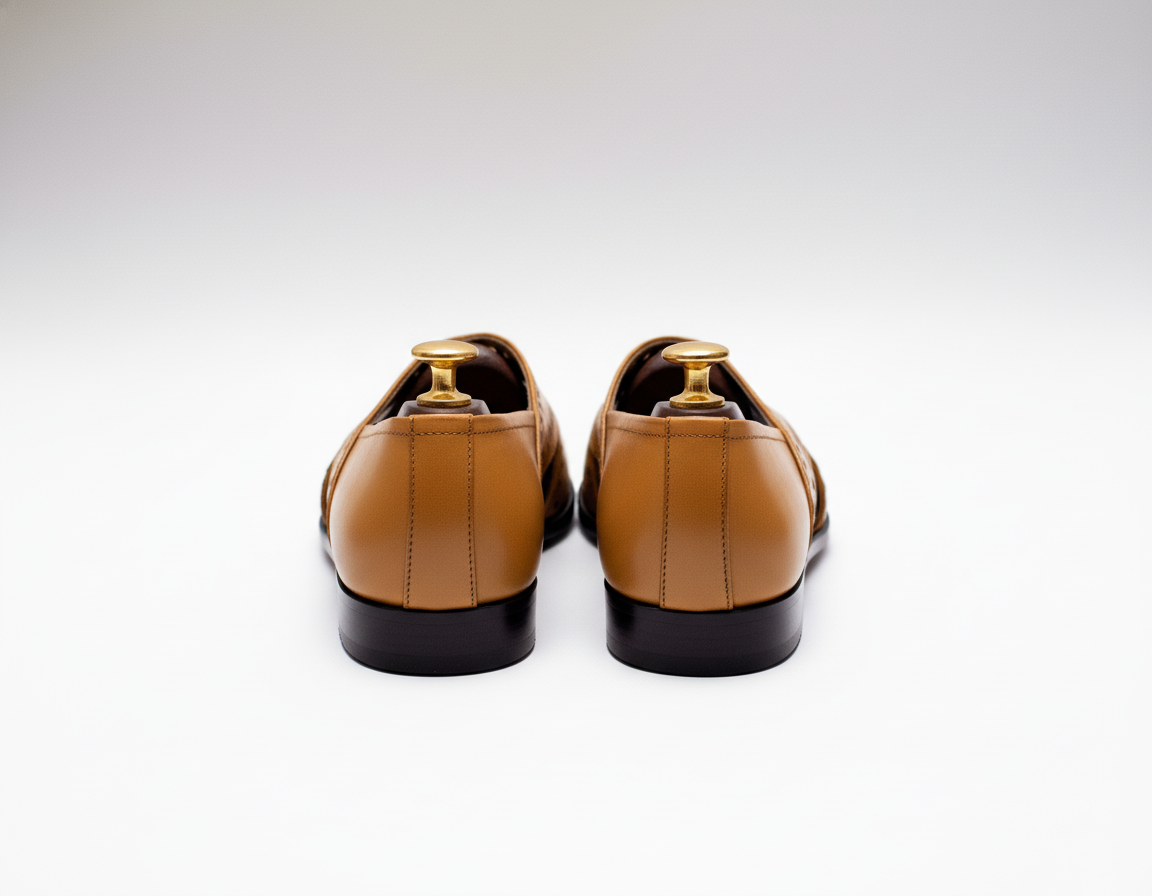 Tan Leather Tana Peshawari Loafers | Wedding Shoes for Groom | Shoes for Haldi Mehendi Sangeet