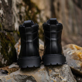 Black  Leather Raven Ridge  Hiking and Trekking Boots - SUMMER 2024 COLLECTION : The Dapper Edit