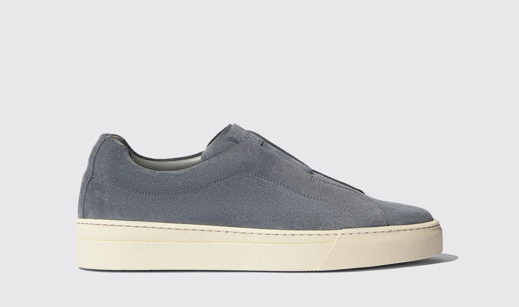 Sky Blue Leather Surge Slipon Sneakers - Summer 2024 Collection