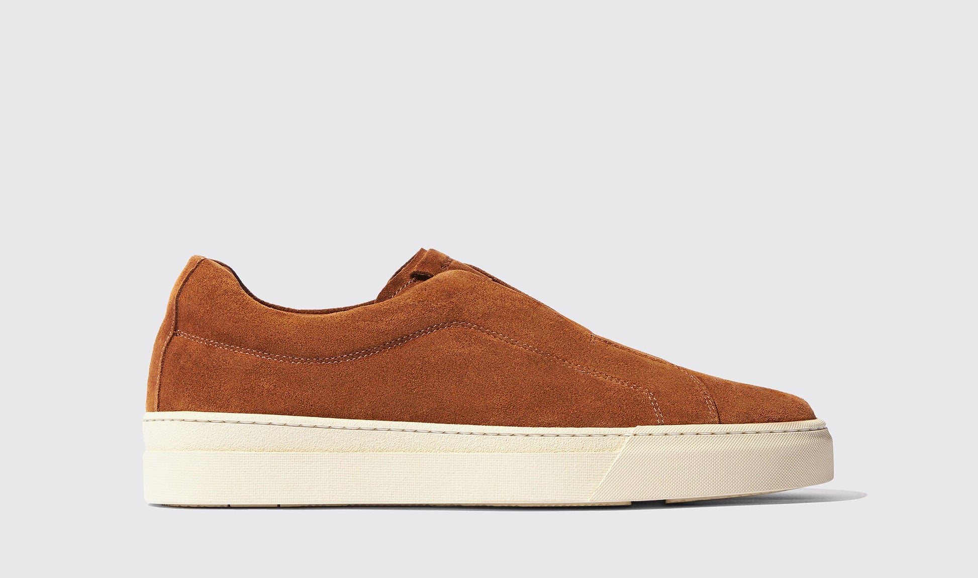 Brown Leather Surge Slipon Sneakers - Summer 2024 Collection