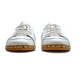 White Leather Delfino Barefoot Sneakers
