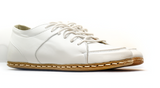 White Leather Delfino Barefoot Sneakers