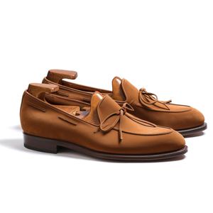 Tan Suede Leather Yukon Loafers