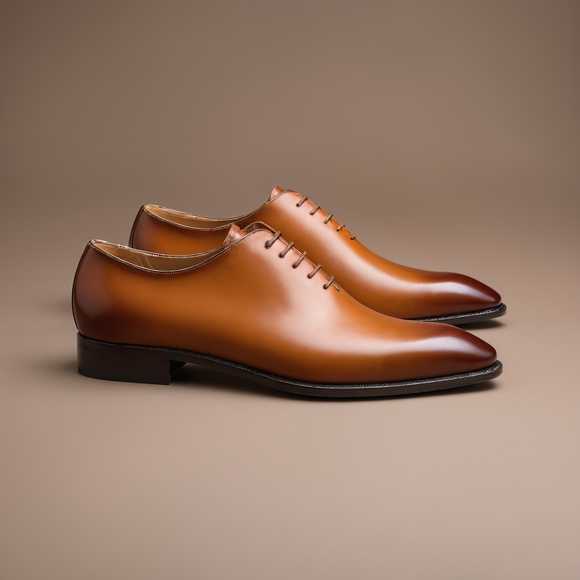 Tan Leather Nandes Oxford Shoes