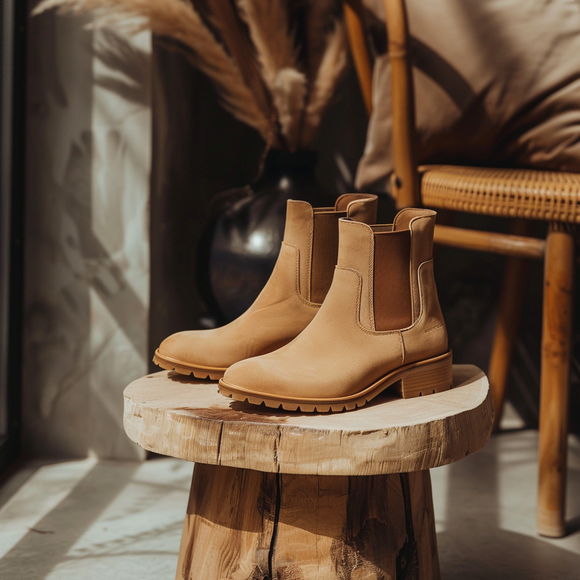 Tan Nubuck Leather Berardo Chelsea Boot