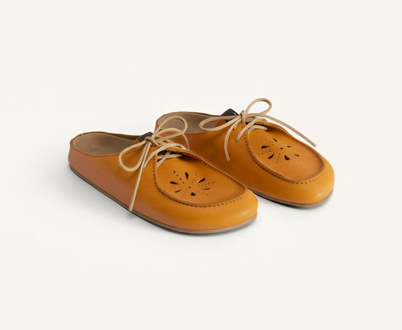 Tan Leather Opale Mule