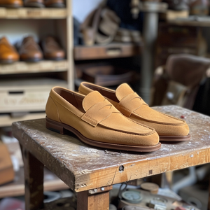 Tan Nubuck Leather Ignazio Loafer