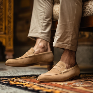 Tan Nubuck Leather Italo Loafer