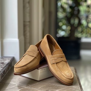 Tan Nubuck Leather Jacopo Loafer