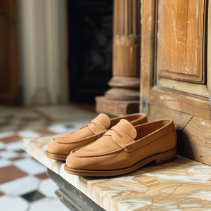 Tan Nubuck Leather Gino Loafer