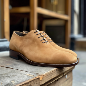 Tan Nubuck Leather Danilo Oxfords