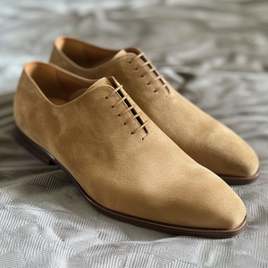 Tan Nubuck Leather Donato Oxfords