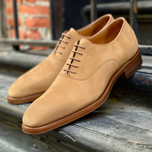 Tan Nubuck Leather Edmondo Oxfords