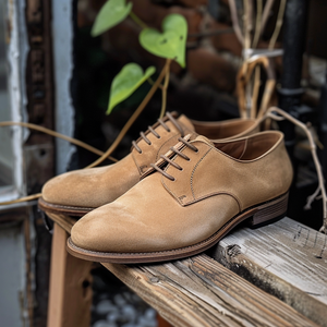 Tan Nubuck Leather Elia Oxfords