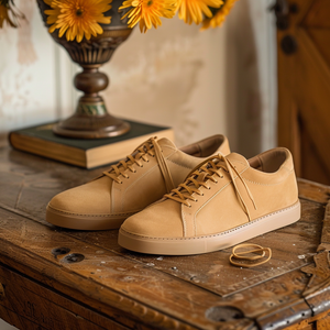 Tan Nubuck Leather Lodovico Sneakers