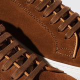 Tan Suede Logan Lace Up Sneakers - AW24