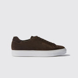 Brown Suede Logan Lace Up Sneakers