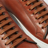 Tan Leather Logan Lace Up Sneakers