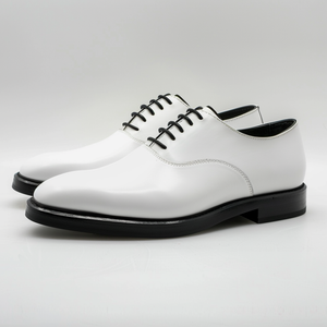 White Onorato Oxford Shoes