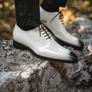 White Orfeo Oxford Shoes