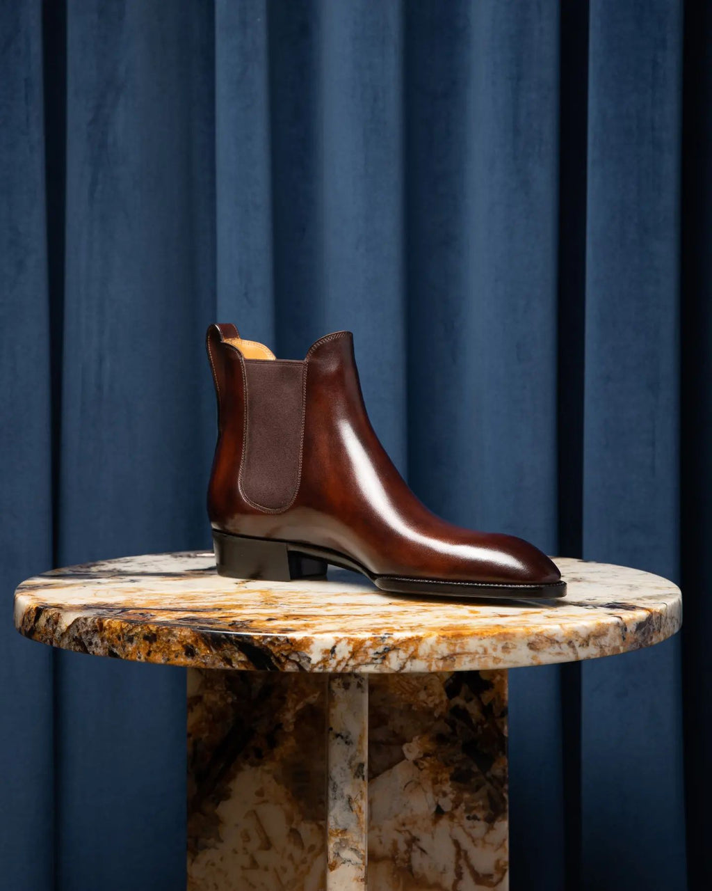 Brown Leather Belgrave Slip-On Chelsea Boots - Summer 2024 Collection