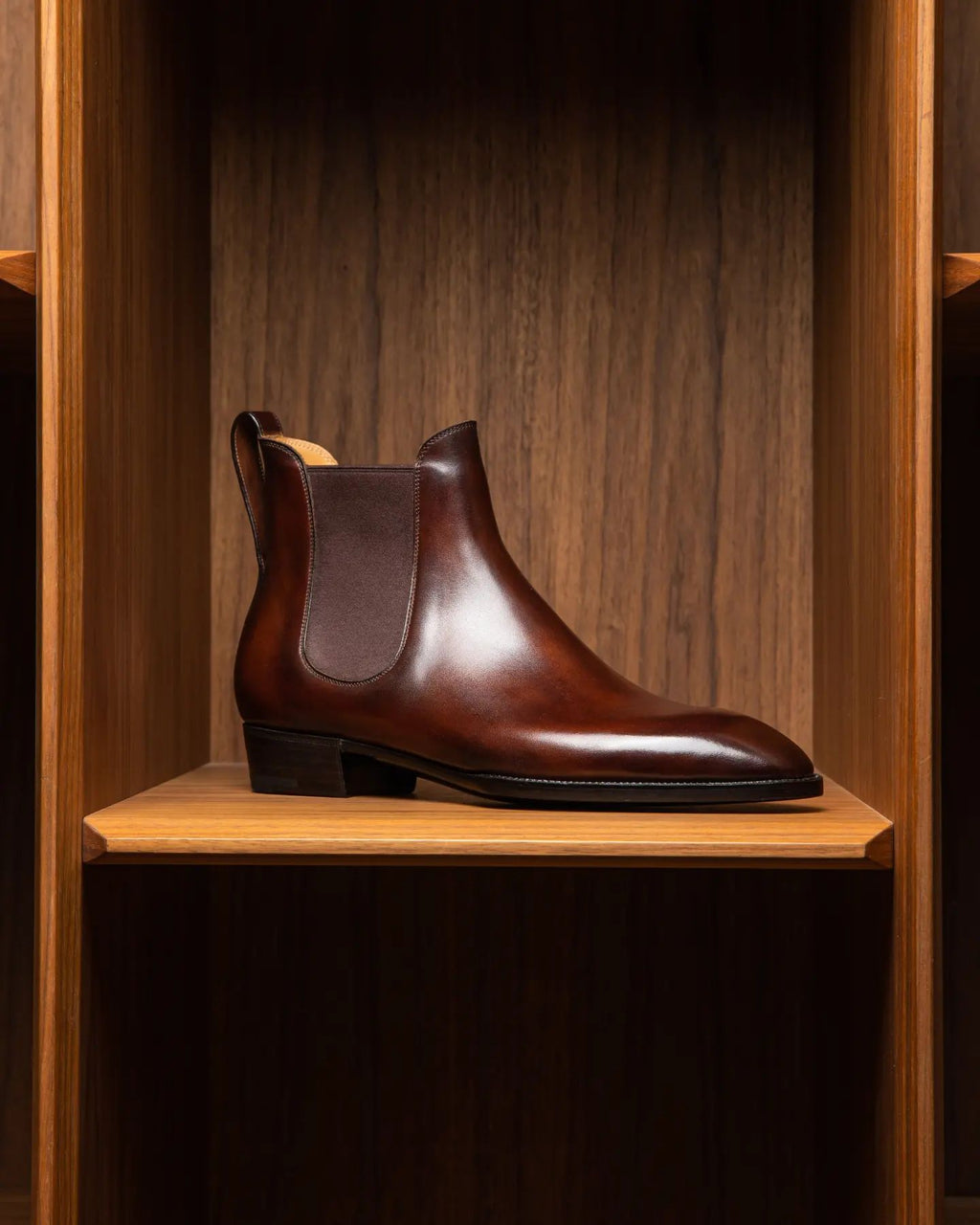 Brown Leather Belgrave Slip-On Chelsea Boots - Summer 2024 Collection