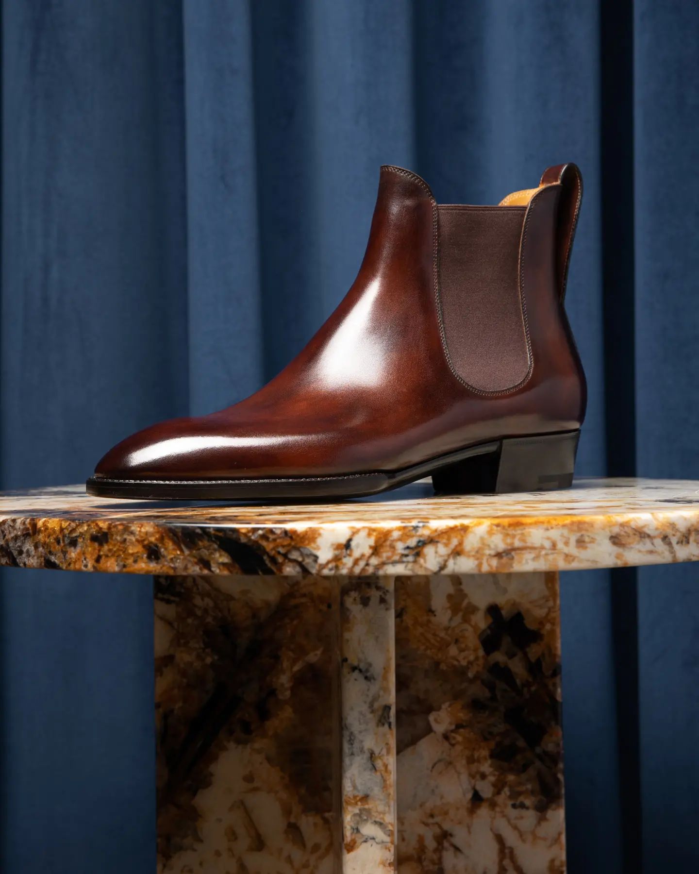 Brown Leather Belgrave Slip-On Chelsea Boots - Summer 2024 Collection