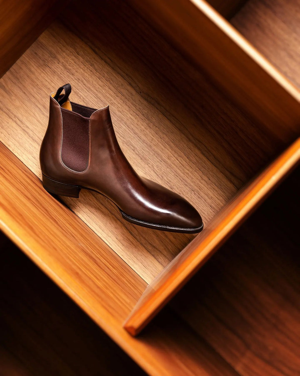 Brown Leather Belgrave Slip-On Chelsea Boots - Summer 2024 Collection