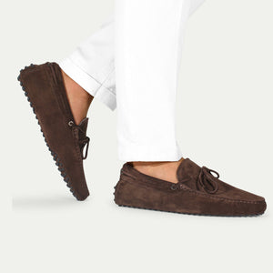 Brown Suede Ophelia Driving Loafers