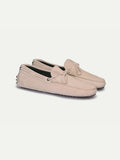 Light Beige Suede Ophelia Driving Loafers