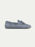 Light Blue Suede Ophelia Driving Loafers 