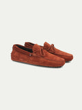 Brick Red Suede Ophelia Driving Loafers 