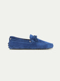 Marine Blue Suede Ophelia Driving Loafers