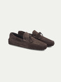 Chocolate Brown Suede Ophelia Driving Loafers
