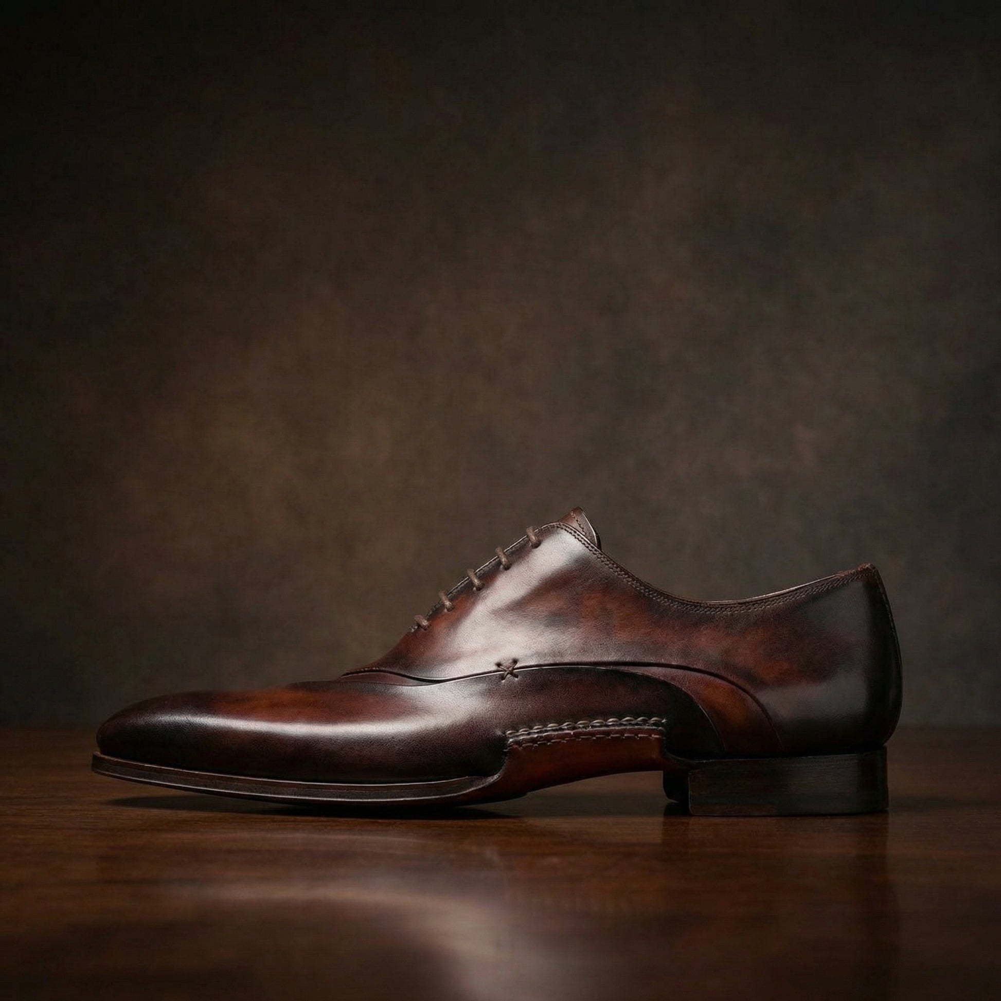 Brown Leather Coonamble Oxfords Shoes