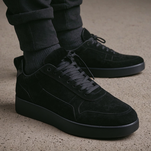 Black Suede Sport Sneaker Arctic Glide - Summer 2024 Collection