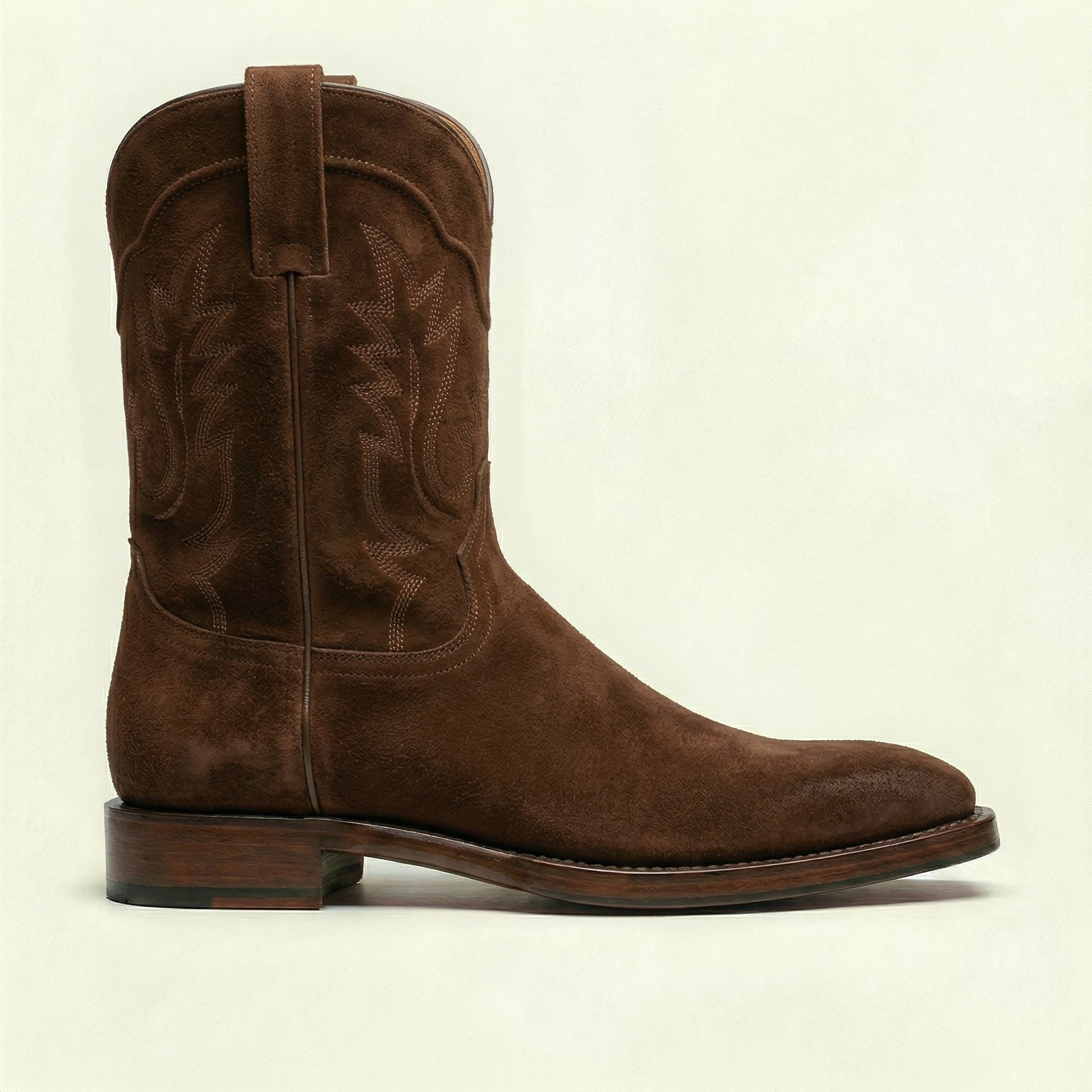 Brown Suede Lucente Cowboy Boot