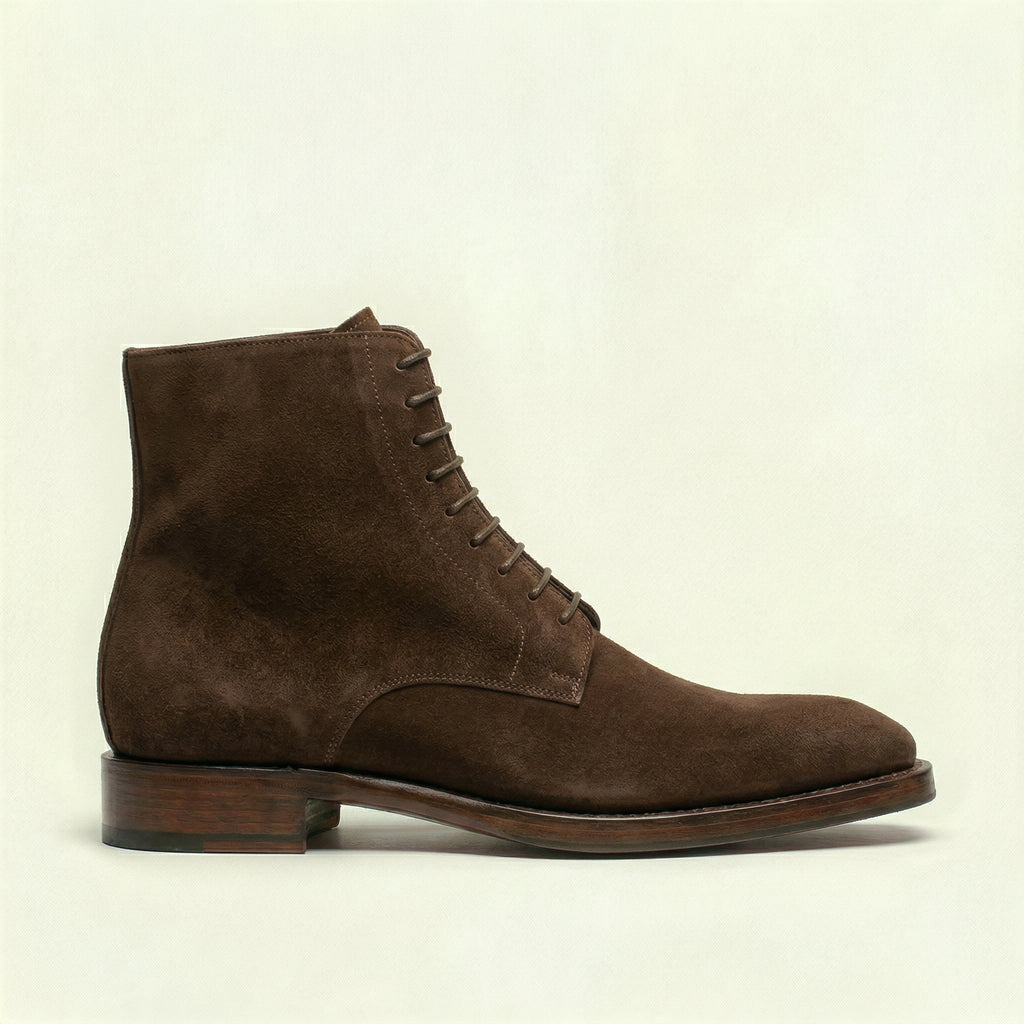 Brown Suede Lucente Derby Boot