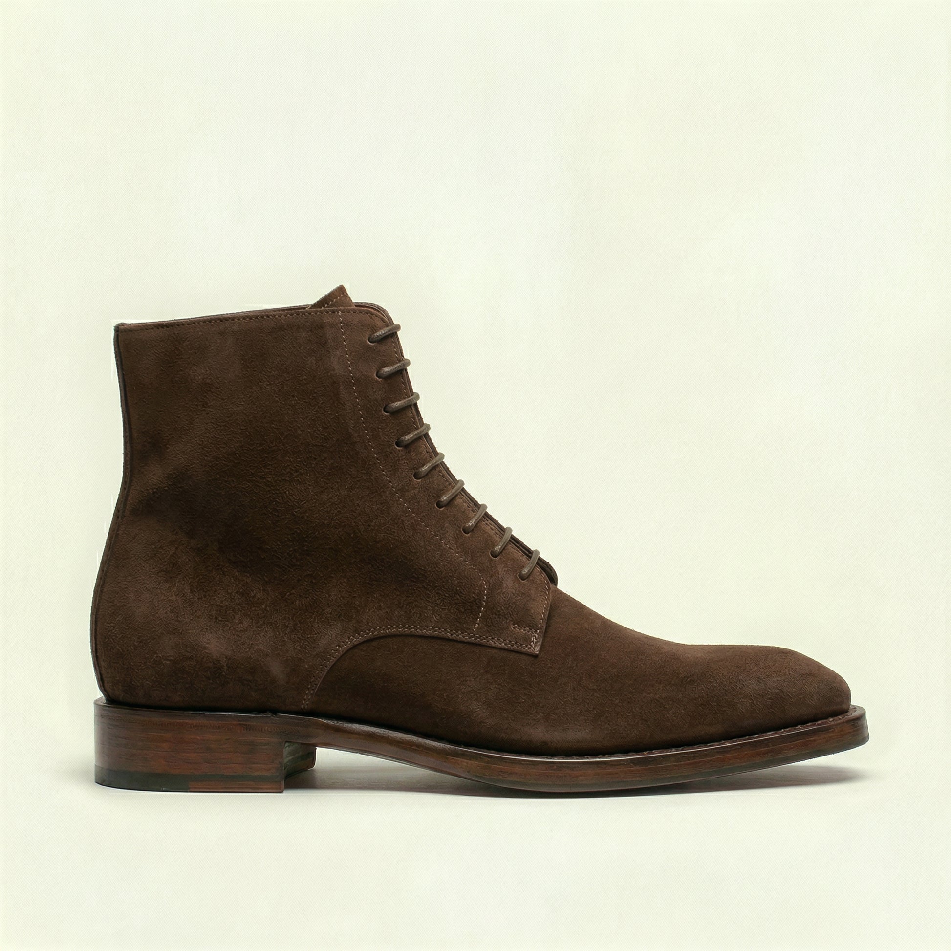 Brown Suede Lucente Derby Boot