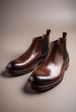 Brown Leather Grayson Chelsea Boot