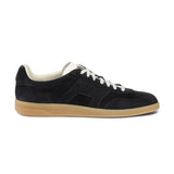 Black Suede Leather Istinto With Rubber Sole Sneakers