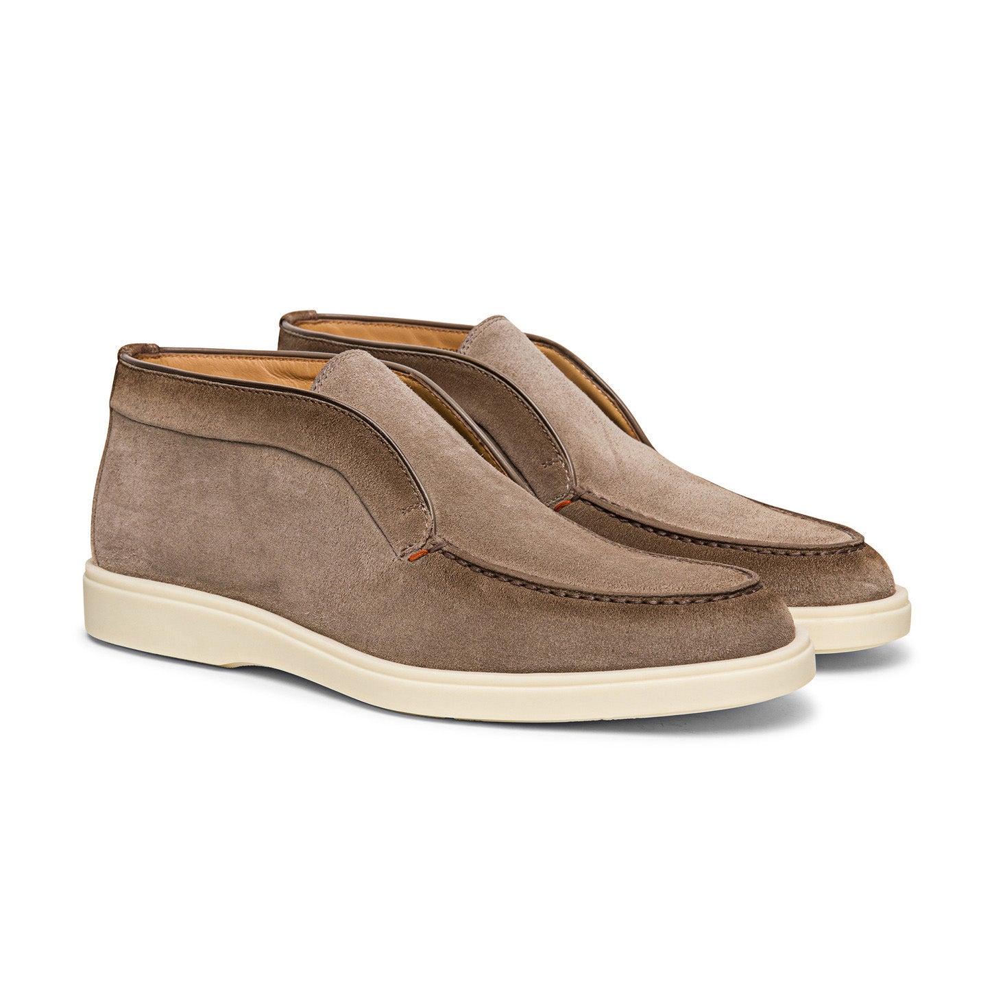 Grey Suede Ariadne City Half Boots