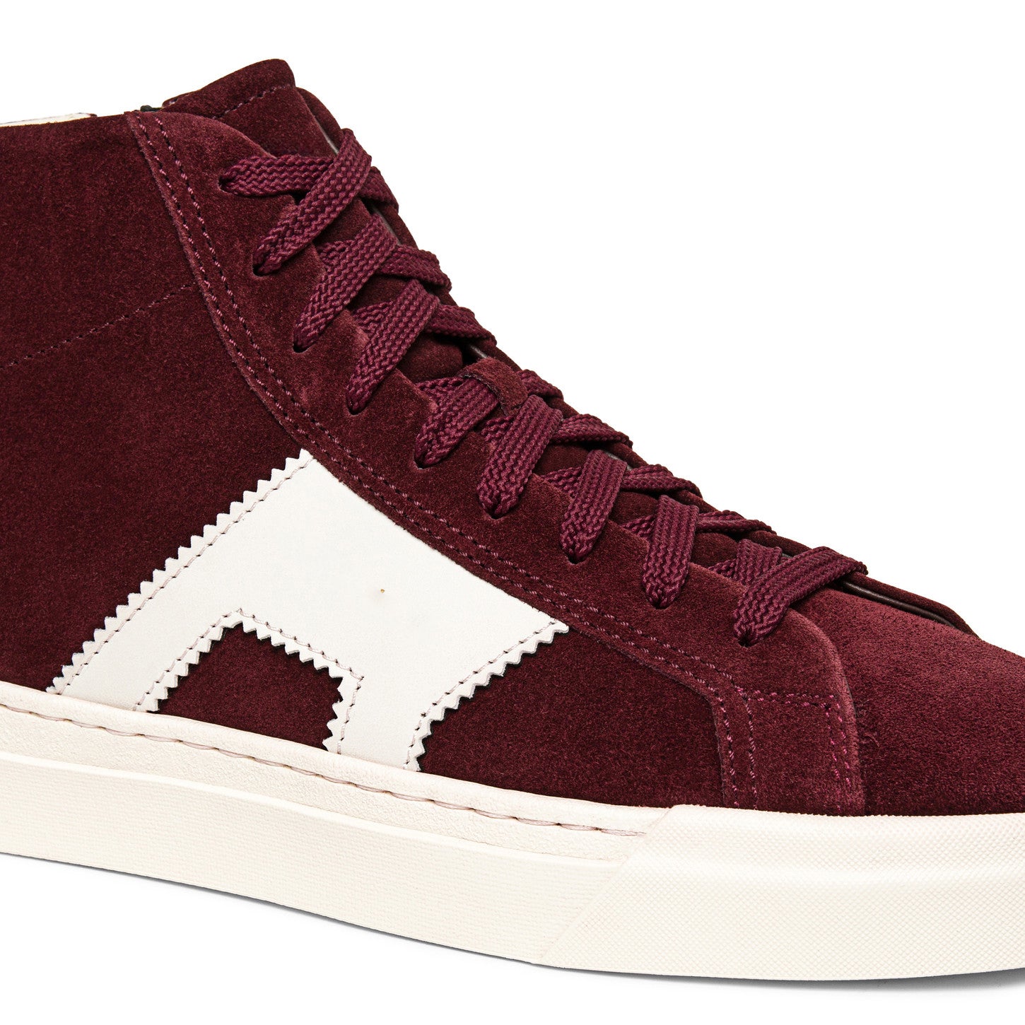 Burgundy high top sneakers online