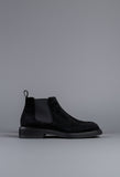 Black Suede Leather Grayson Chelsea Boot