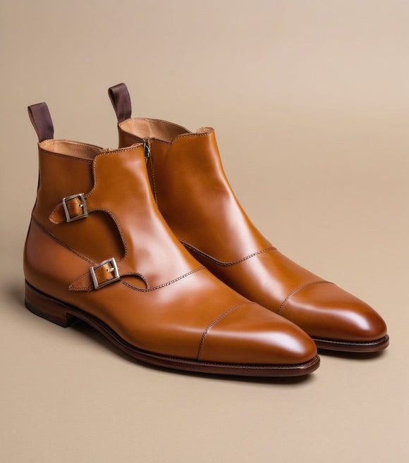 Monk strap boot best sale