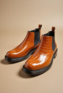 Grayson brogue chelsea boot best sale